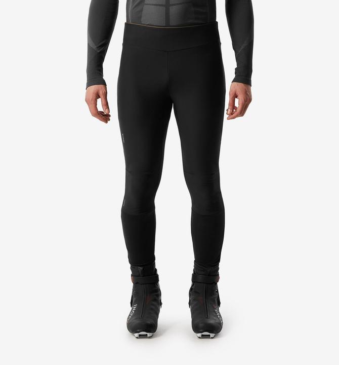Image du produit Wedze Pantalon de ski de fond collant coupe-vent homme, 500 noir (W34/L34)