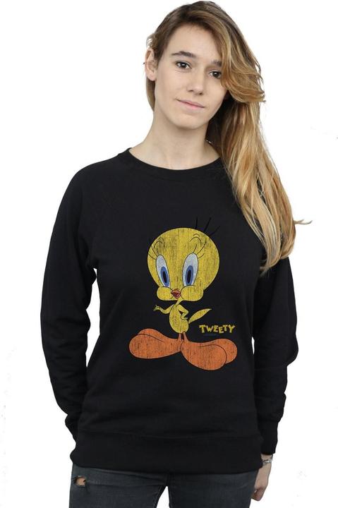 Immagine prodotto Looney Tunes Tweety Pie Distressed Felpa Donna (L)