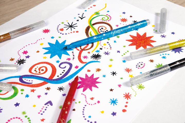 Produktbild EberhardFaber Fasermaler Glitter (Mehrfarbig, 8 x)