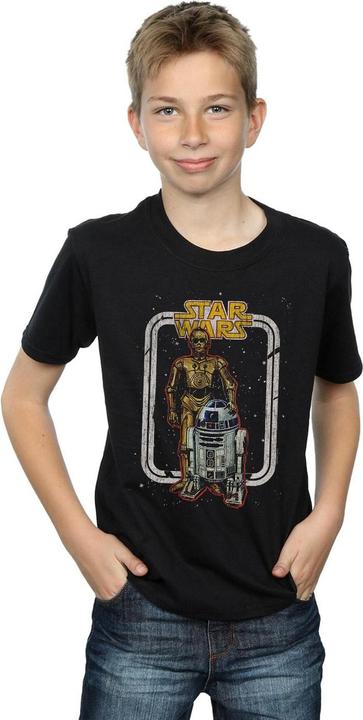 Actual product image Star Wars Boys R2-D2 And C-3PO Vintage T-Shirt (140, 146)