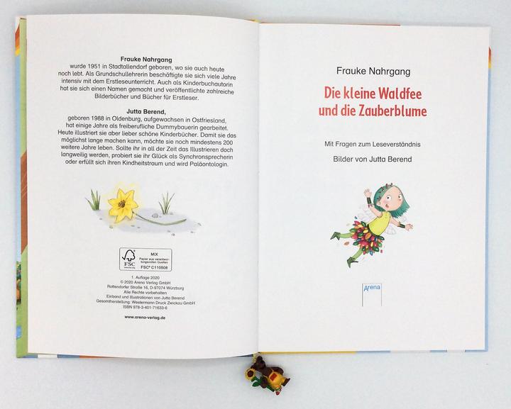 Immagine prodotto Die kleine Waldfee und die Zauberblume (Tedesco, Jutta Berend, Frauca Nahrgang, 2020)