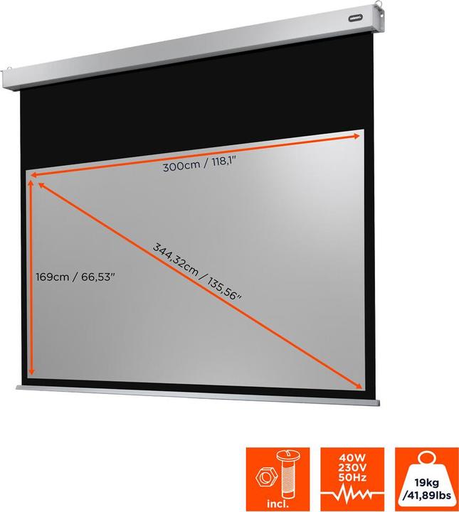 Produktbild Celexon Motor Professional Plus (136", 16:9)