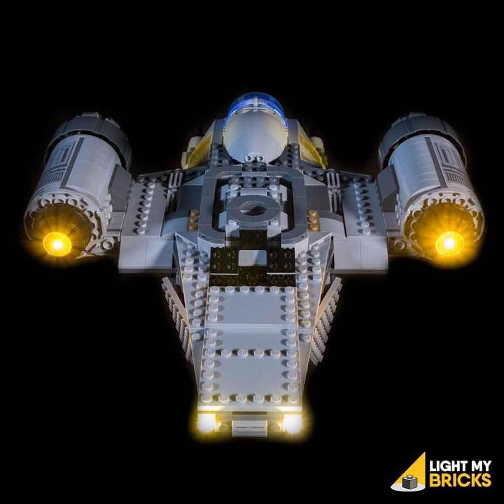 Actual product image Light my bricks LED Light Set for LEGO Stars Wars - The Mandalorian - Bounty Hunter Transporter