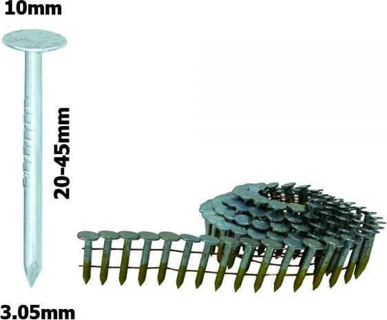 Actual product image Co-Fastening GRN31202 Asphaltnägel (Dachdeckernägel) Ring verzinkt - 3,05x20mm (20 mm)