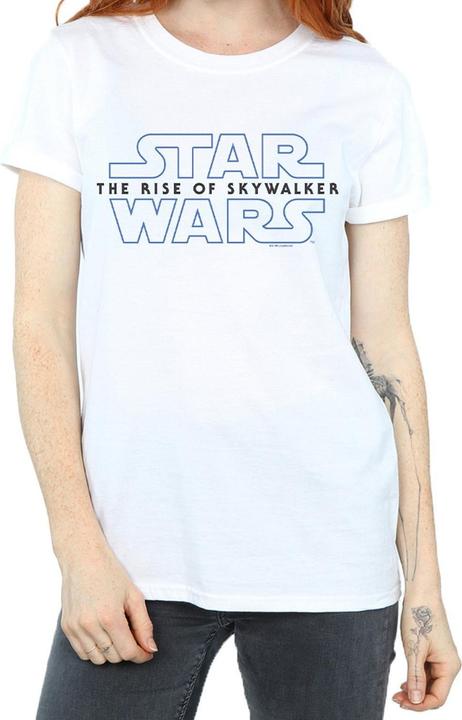 Actual product image Star Wars Womens/Ladies Cotton Boyfriend T-Shirt (4XL)