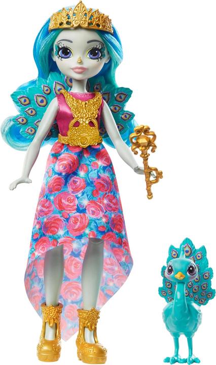 Produktbild Enchantimals Royals Königin Paradise Puppe (20 cm) & Pfau Rainbow