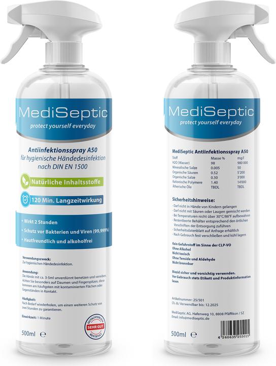 Produktbild MediSeptic Anti-Infektionsspray (500 ml)