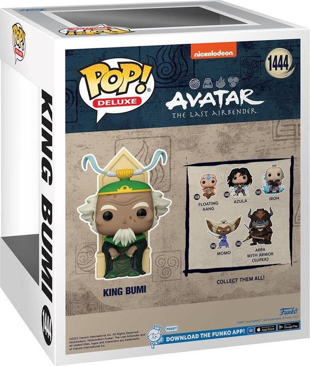 Image du produit Funko Avatar Le Seigneur des Eléments POP! Deluxe Figurine Vinyle King Bumi 9 cm