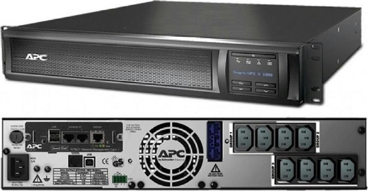 Image du produit APC SMX1500RMI2UNC avec carte réseau (1500 VA, 1200 W, Line-interactive Onduleur)