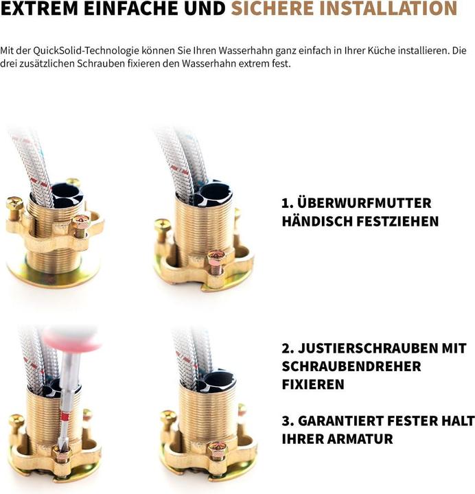 Produktbild Rosenhahn & Söhne Rosenhahn & SÃ¶hne KÃ¼chenarmatur in Chrom ( 62H08C ) Modell Juist 200