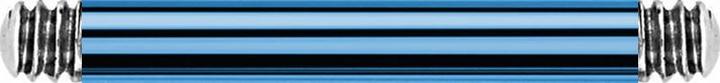 Produktbild Star Piercing Barbell-Stab hellblau (ohne Messing, Titan G23)