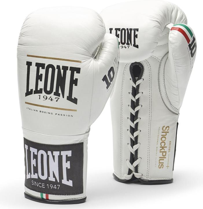Immagine prodotto Leone Guantoni da boxe Shock Plus GN102L Bianco (8 OZ)