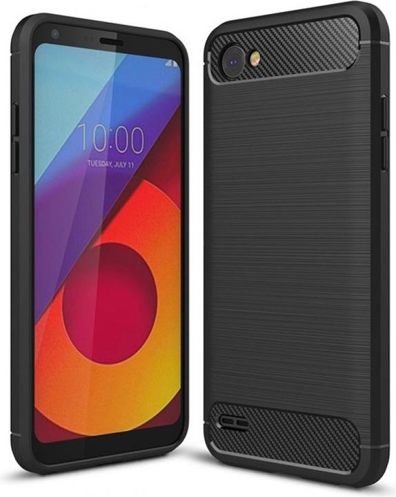 Image du produit Screenguard LG Q6 Cover Carbon Brushed Soft TPU (LG Q6)