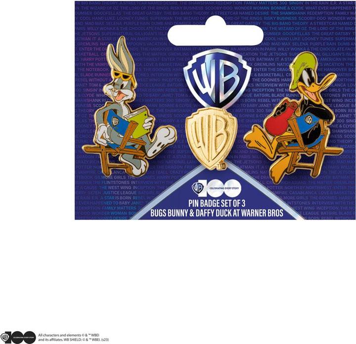 Produktbild Cinereplicas Looney Tunes pack 2 pin's Bugs Bunny and Daffy Duck at Warner Bros Studio