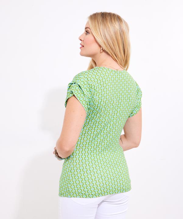 Produktbild Joe Browns Retro Geo Print Zip Neck Top (46)