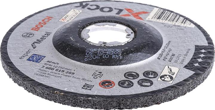 Actual product image Bosch Professional Zubehör PRO Metal X-Lock grinding disc, 125 x 6 x 22.23 mm