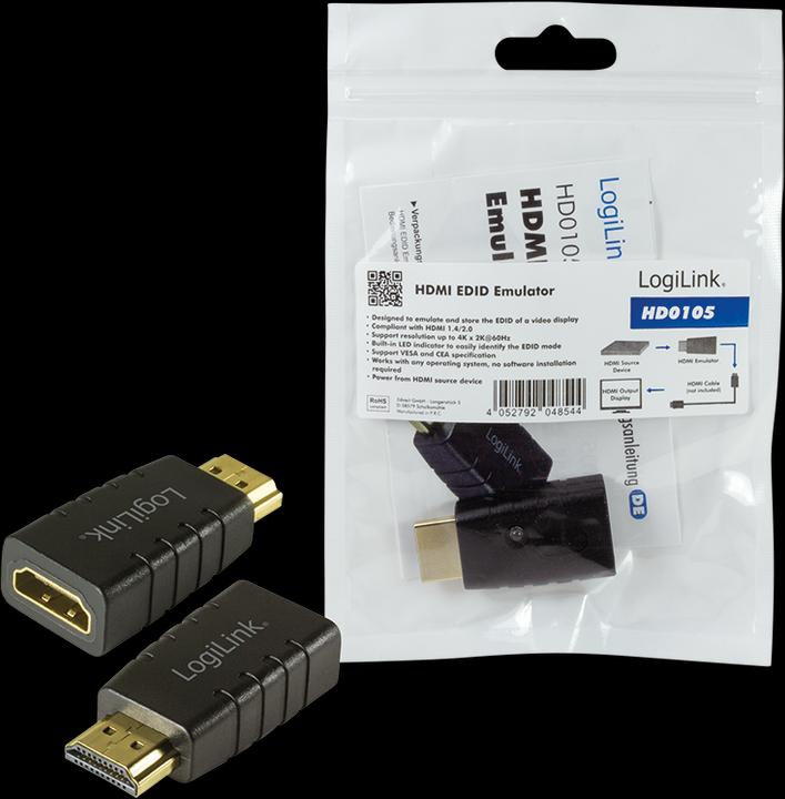 Image du produit LogiLink Emulateur HDMI EDID (HDMI, 4.50 cm)
