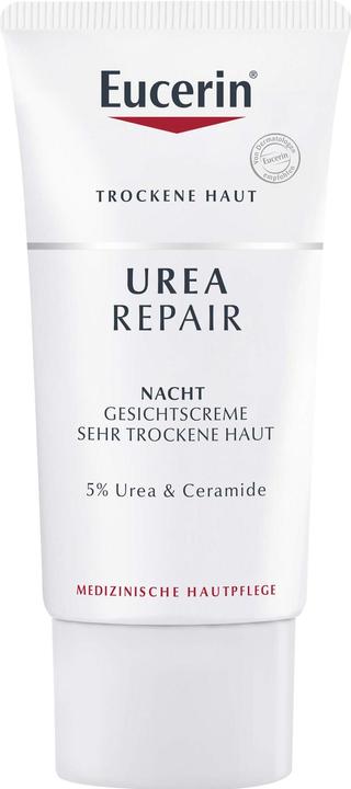 Actual product image Eucerin Urea Repair 5% Night Face Cream, 50 ml Cream (50 ml, Night cream, SPF 15)