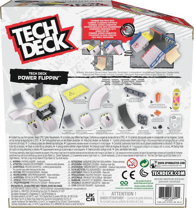 Image du produit Tech Deck X-Connect Starter Set - Ensemble de rampes avec touche et accessoires authentiques (Multilingue)