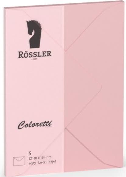 Actual product image Magni Envelopes Coloretti C7 5s pink (C7, 5 x)