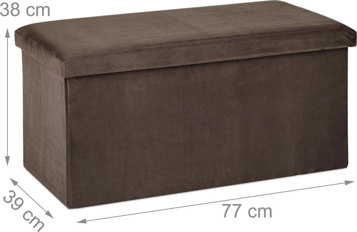Actual product image Relaxdays Storage Bench (77 cm)