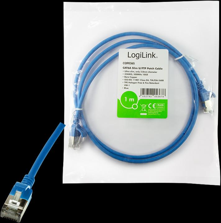 Actual product image LogiLink Network cable (STP, CAT6a, 0.50 m)