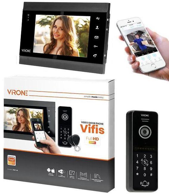Image du produit Orno Kit d'interphone vidéo VIFIS Full HD avec caméra Full HD (combiné, dispositif de cryptage, Prox