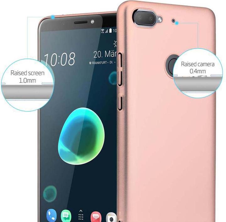 Actual product image Cadorabo Hard Cover Matt Metal Cover (HTC Desire 12+)