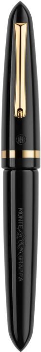 Image du produit Montegrappa Isven3ac Venetia Stylo Plume, Noir, Or Jaune, Plume Acier M