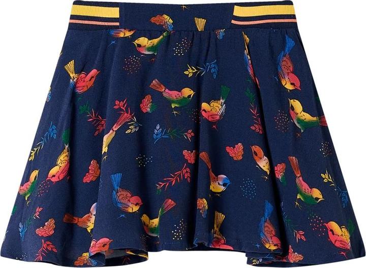 VidaXL Kinderrock Marineblau 128,Aussenmaterial: 100 (128)