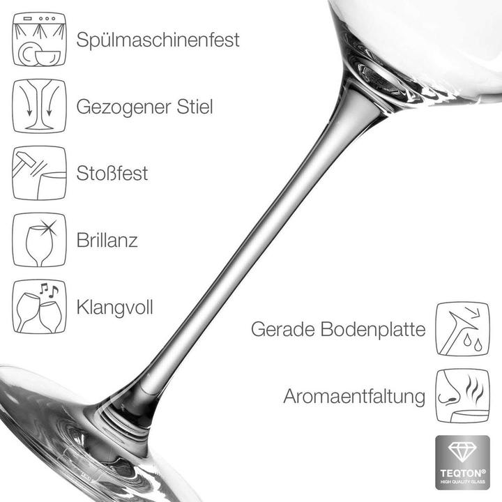 Image du produit Leonardo Puccini (22 cl, 18 Verres, Verres à vin rouge, Verres à vin blanc)