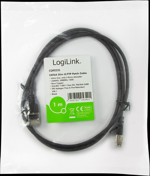 Image du produit LogiLink Câble réseau (STP, CAT6a, 3 m)
