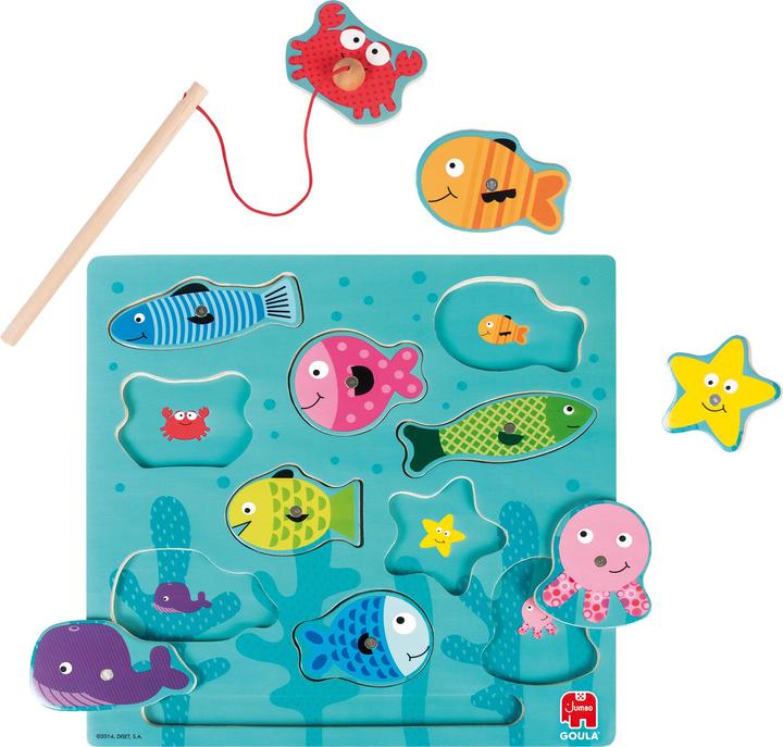 Image du produit Goula Pêche au poisson-puzzle (10 pièces)