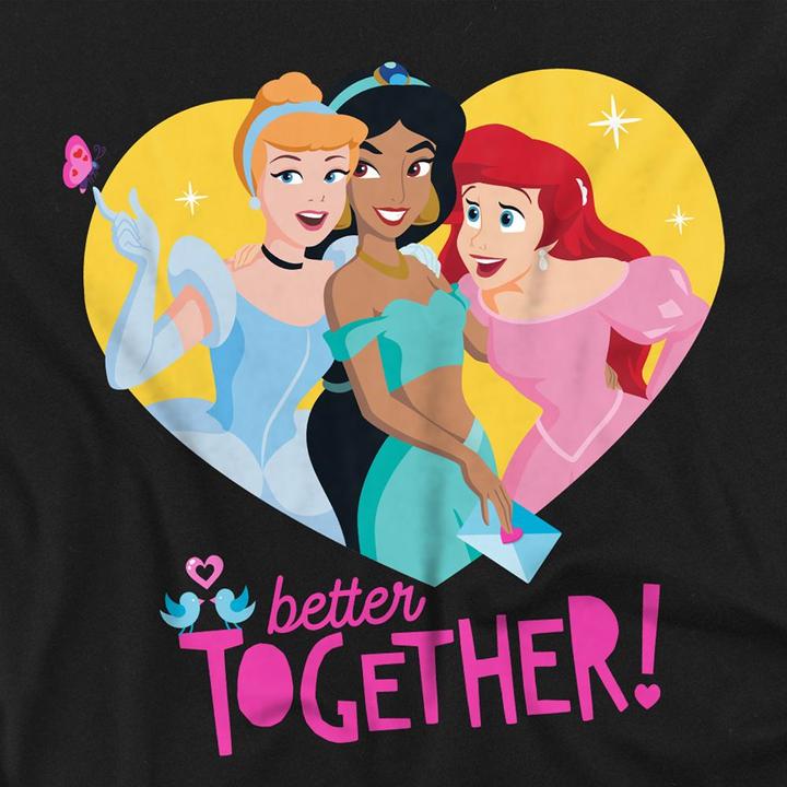 Produktbild Disney Princess Better Together TShirt Valentinstag (XXL)