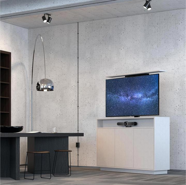 Immagine prodotto Multibrackets Sollevatore TV AV per mobili, bianco max. 50 kg (55", 50 kg)