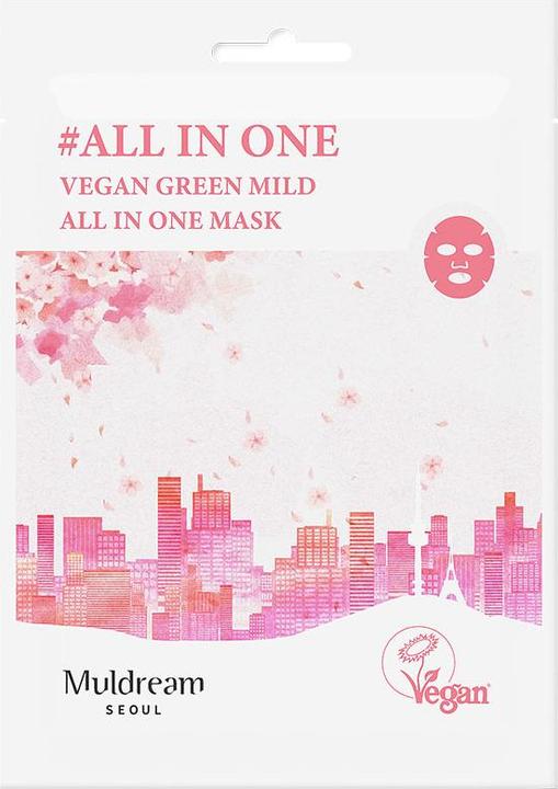 Actual product image Muldream Vegan Green Mild All in One Mask