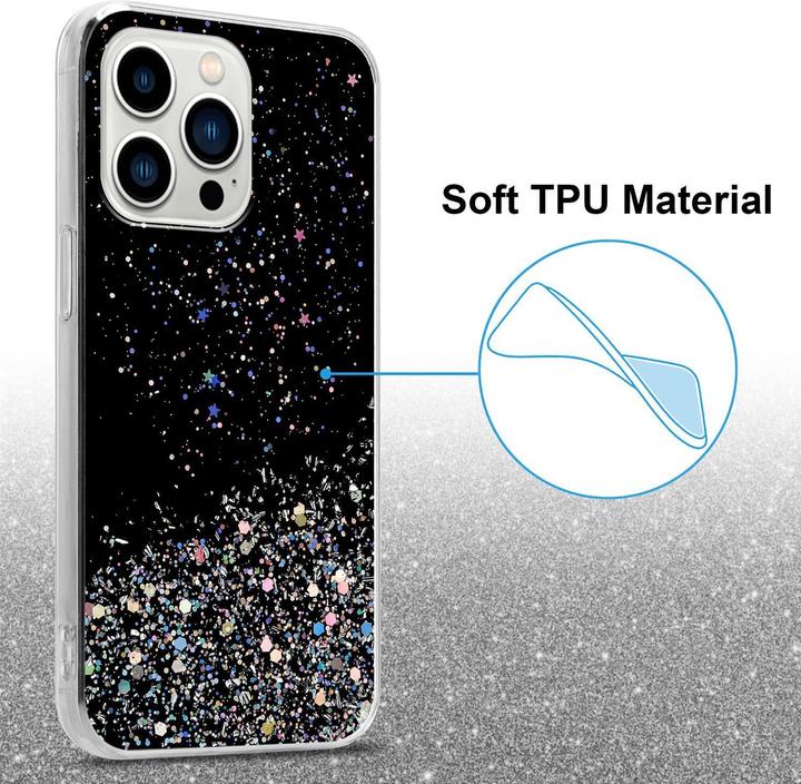 Produktbild Cadorabo TPU Cover funkelnder Glitter (Apple iPhone 13 Pro)