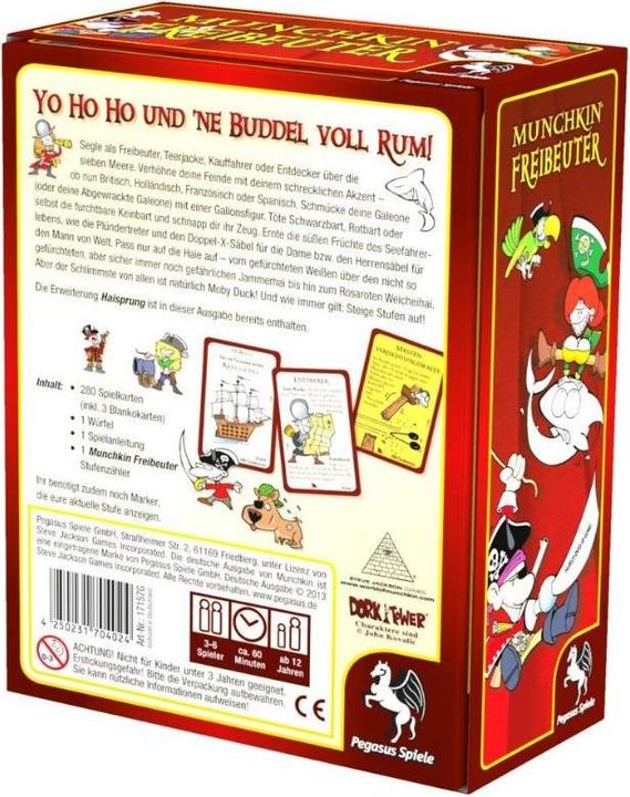 Immagine prodotto Pegasus Munchkin Buccaneers 1+2 (Tedesco)