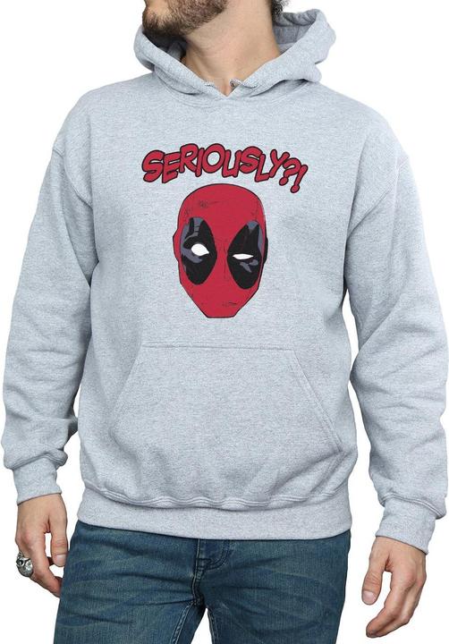 Actual product image Mens Deadpool Seriously Hoodie (3XL)