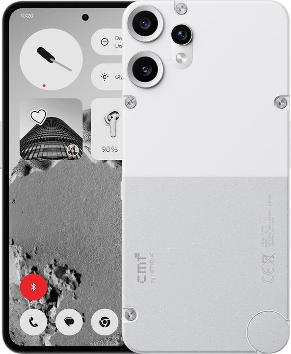 CMF Telefono 2 Pro (128 GB, Bianco, 6.77", Doppia SIM, 50 Mpx, 5G)