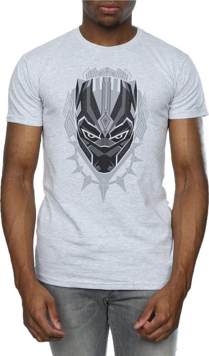 Image du produit Mens Black Panther Head T-Shirt (XL)