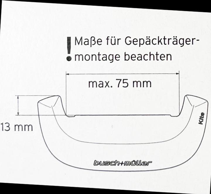Nährwerte und Zutaten Busch & Müller Toplight Kite brex