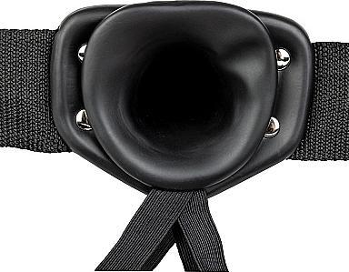 Actual product image RealRock Vibrating Hollow Strap-on No Balls - 10" / 24,5 cm