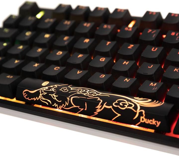 Produktbild Ducky ONE 2 Backlit PBT Gaming Tastatur, MX-Brown, RGB LED (DE, Kabelgebunden)