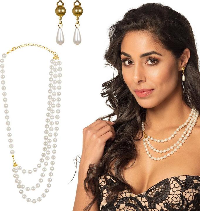 Actual product image Boland 20er Juwelenset Pearl Ohrringe und Halskette