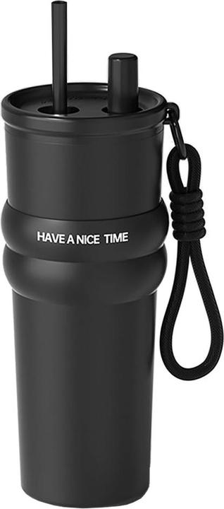 Produktbild Techsuit - Thermos (THM7) - Car Cup, Single Pipette, Stainless Steel 316, 710ml - Black (0.71 l)