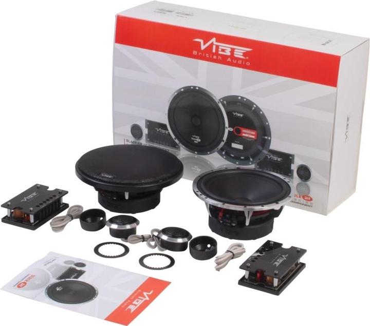 Actual product image Vibe BLACKAIR6C-V0 - Autospeakers - 16CM - 2 Way Composet - 140W RMS - 91dB (16.50 cm)