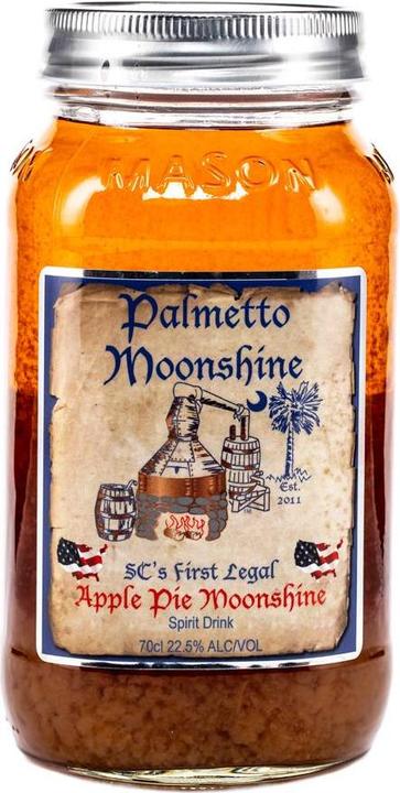 Actual product image Palmetto Moonshine Apple Pie Moonshine Whisky (Moonshine Whisky, 1 x 70 cl)