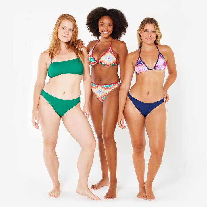Image du produit Olaian Haut de maillot de bain triangle surf Femme - Mae sangria rouge (36)