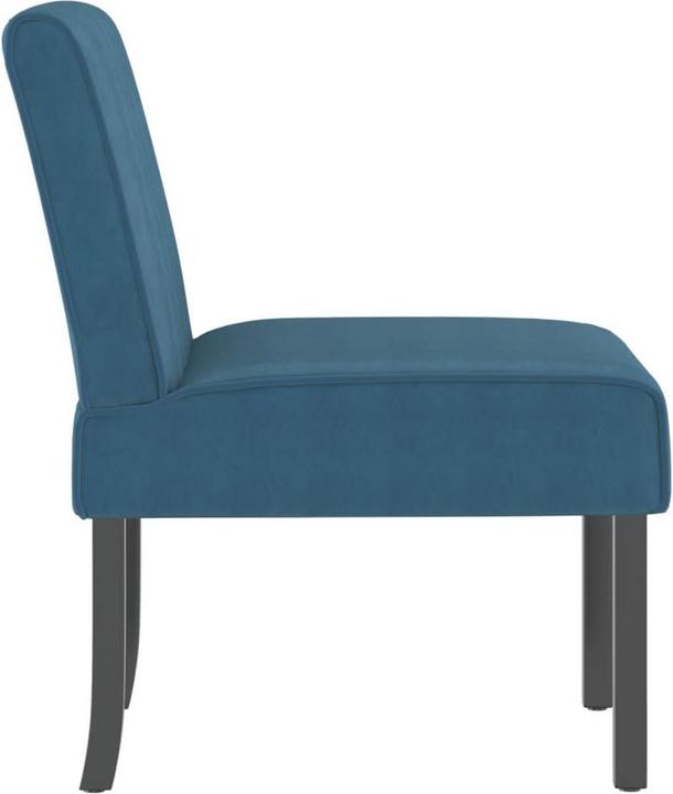 Produktbild VidaXL Polsterstuhl Blau Samt